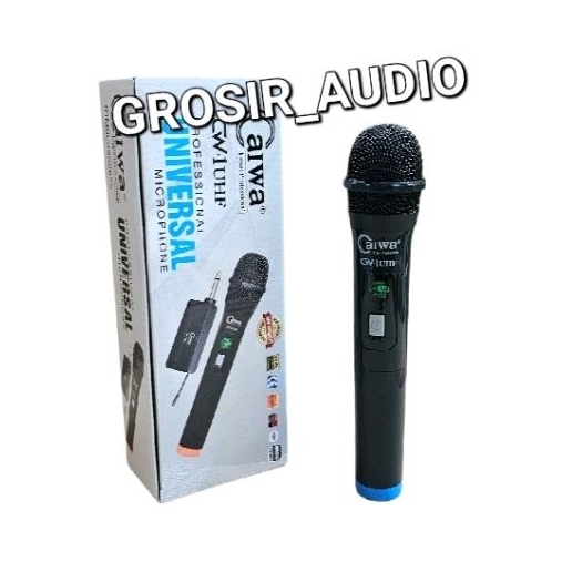 MIC WIRELESS AIWA CW 1 UHF ,MICROPHONE AIWA CW1 UHF ,MIC AIWA UHF ,MIC CAIWA CW 1 UHF