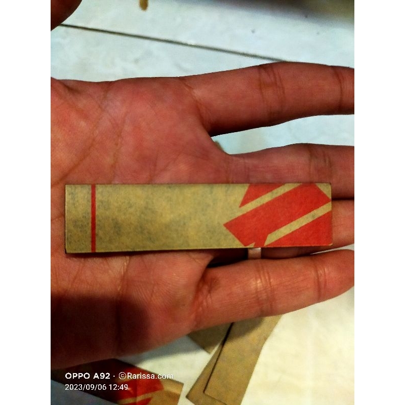 

Promo Bahan Akrilik nama dada atau nametag 8x2cm