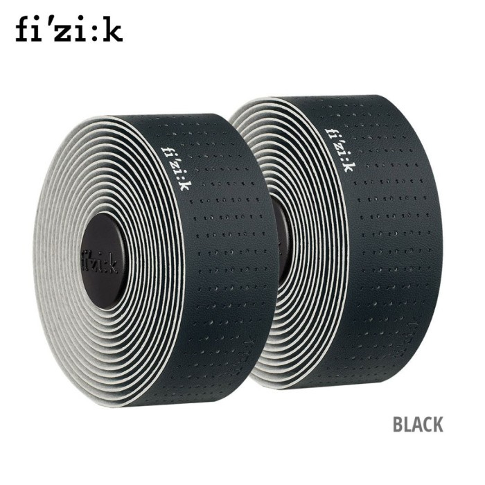 FIZIK Bartape TEMPO 2mm Microtex Classic Touch Black Road Bar Tape - Pita stang sepeda roadbike