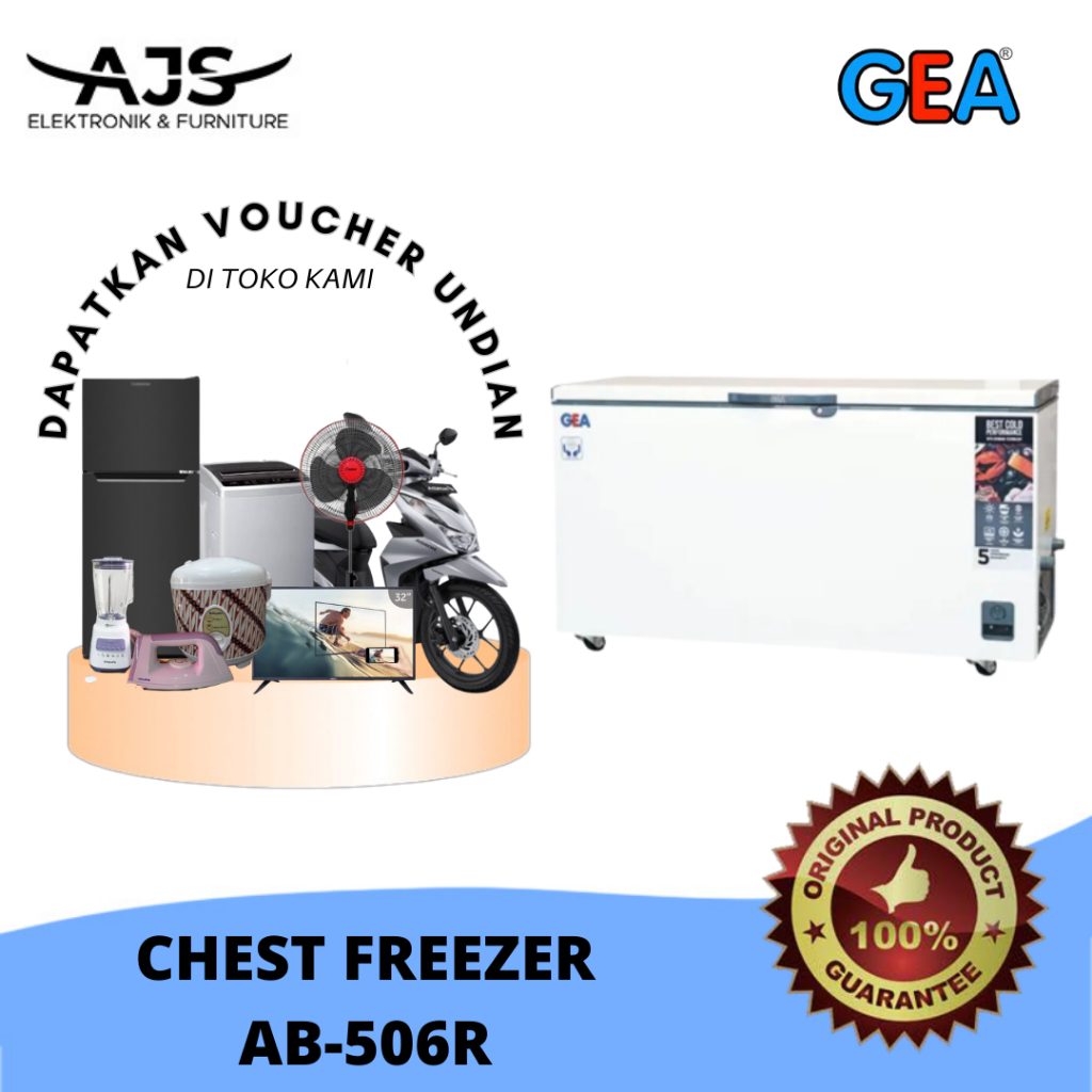 Chest Freezer GEA AB-506-R / Freezer Box Daging GEA 420 Liter