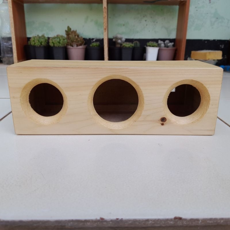 Box Speaker 1.5 Inch Veneer Sungkai
