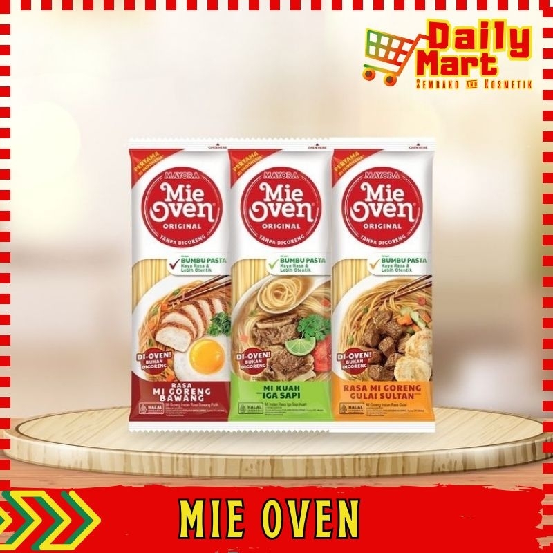 

MIE OVEN TANPA DIGORENG DARI MAYORA / MI GORENG BAWANG / MI KUAH IGA SAPI / MI SEHAT INSTANT HARGA HEMAT TERMURAH