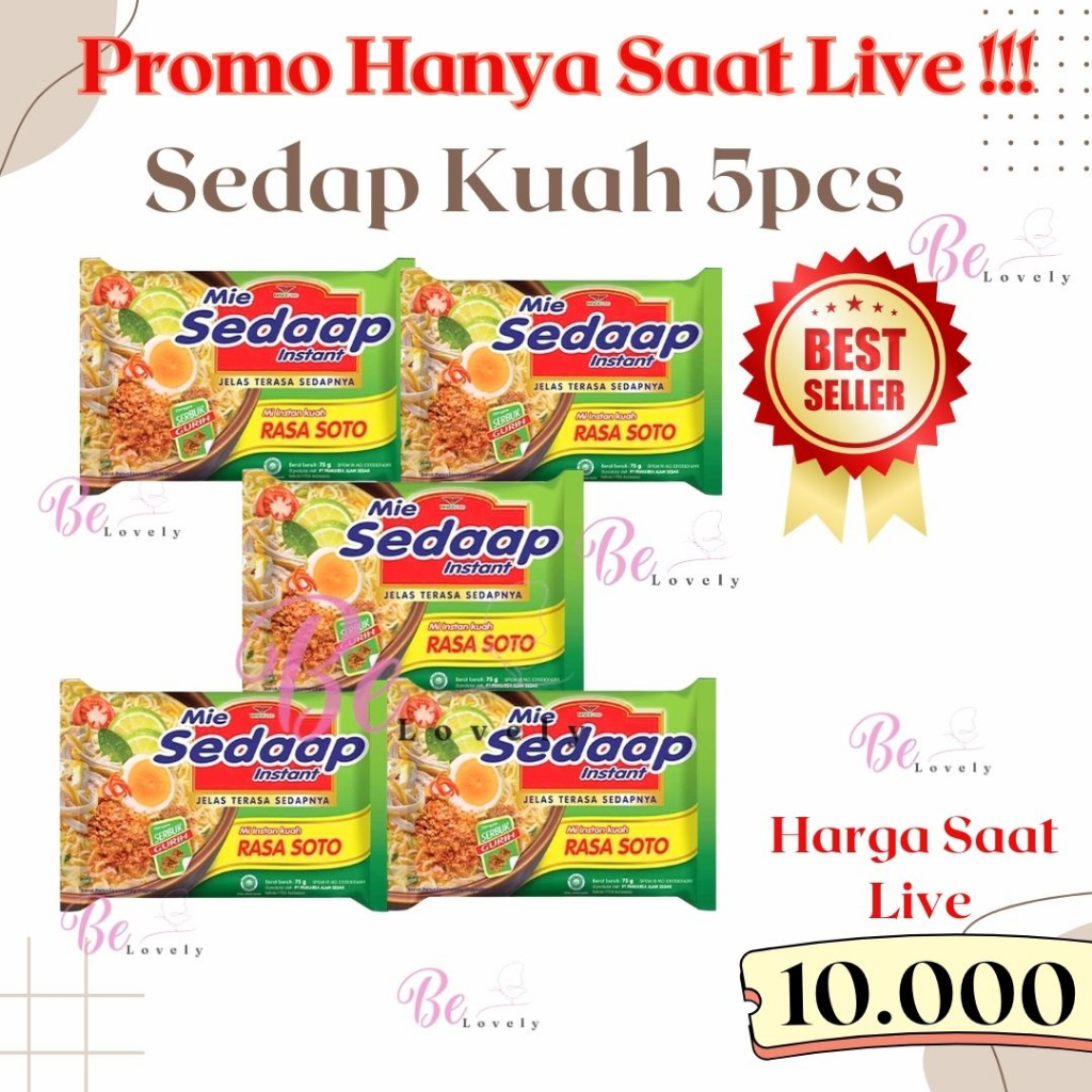 

Mie Sedap Soto 5 pcs