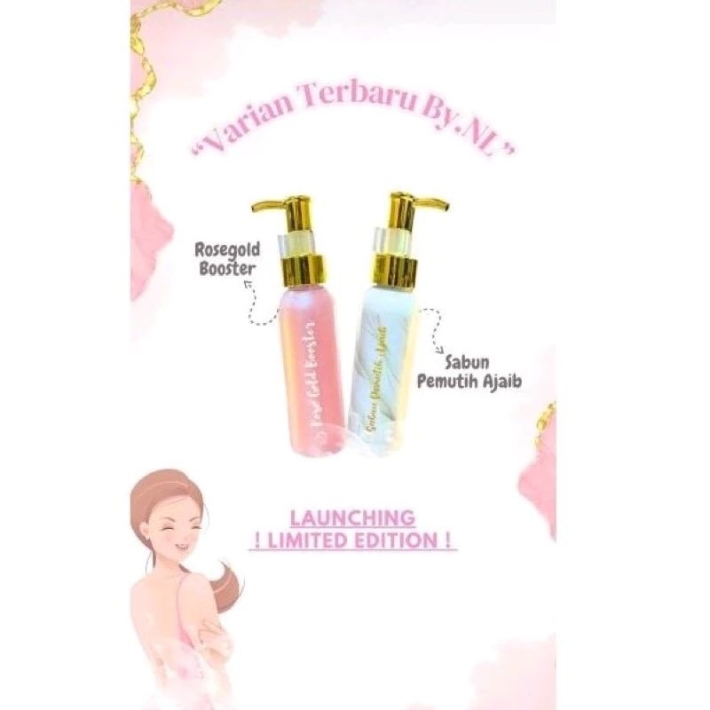 SABUN PEMUTIH AJAIB BY NL BEAUTY / ROSEGOLD WHITENING BOOSTER