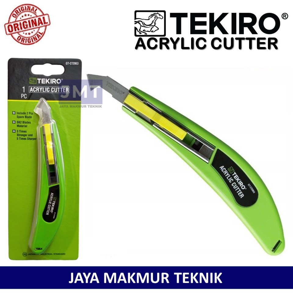 

TEKIRO Pisau Cutter Acrylic dan Refill Cutter Acrylic Pemotong Akrilik Original
