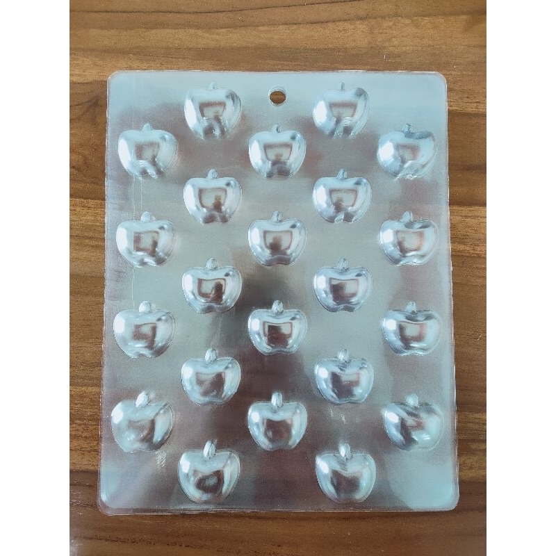 Cetakan Coklat Puding Mika Bentuk Buah Apel