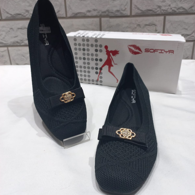 Sofiya 5012-2 Sepatu Rajut Sofiya Wedges Terbaru