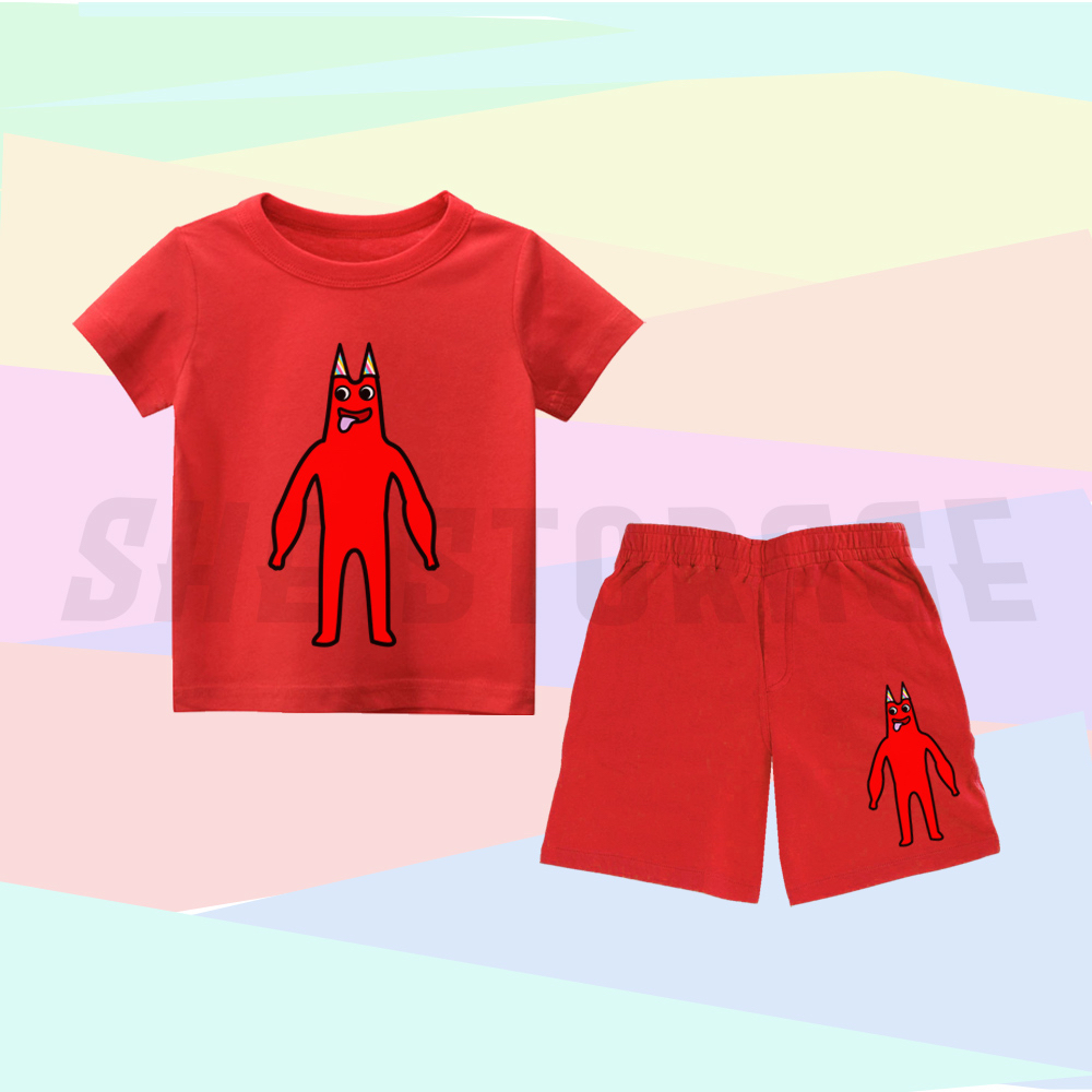 SETELAN KAOS ANAK BAJU ANAK BANBAN GARTEN OF BANBAN / SETELAN KAOS DAN CELANA PENDEK ANAK BANBAN GAR