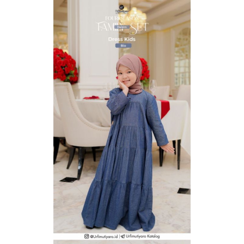 [READY STOK] Four Season Dress Kids (Bio) by Urfimutiyaro/dress only