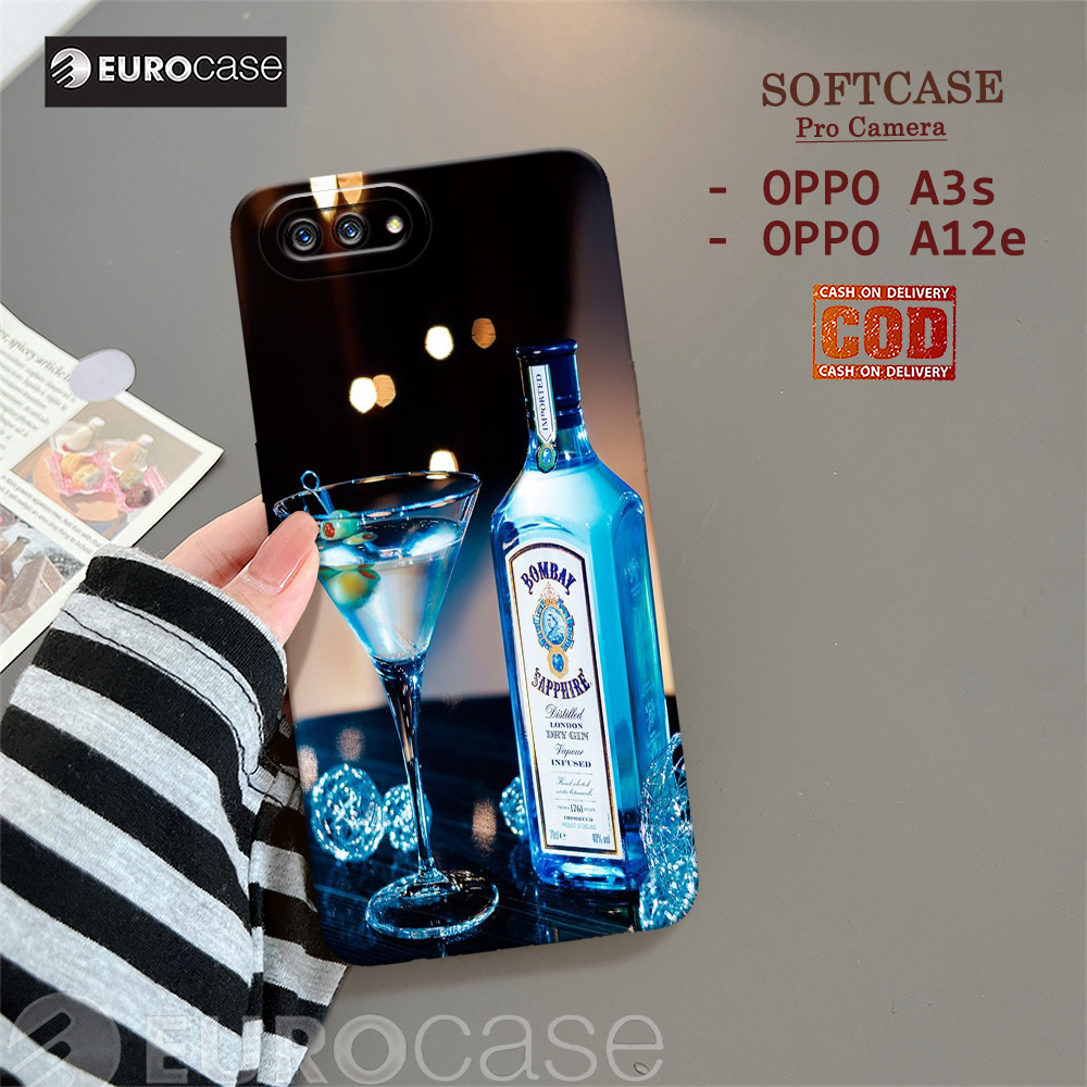 Casing Hp Oppo A3S / Oppo A12E - Fashion Case Minuman - Soft Case Hp Oppo A3S / Oppo A12E - Kesing H