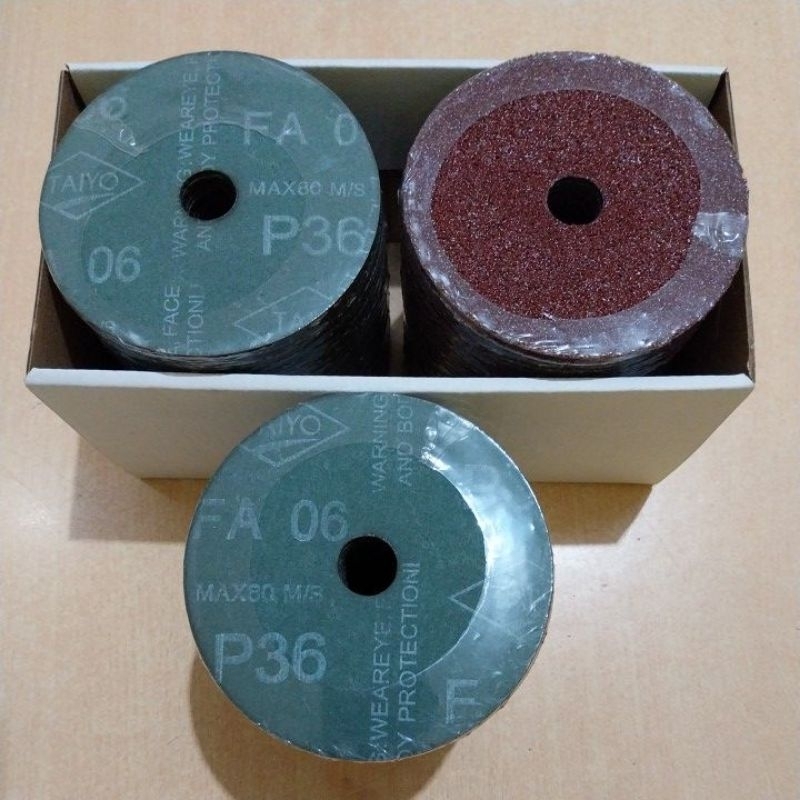 TaiyoAmplasBulat/TaiyoFibreDiscGrit#P36