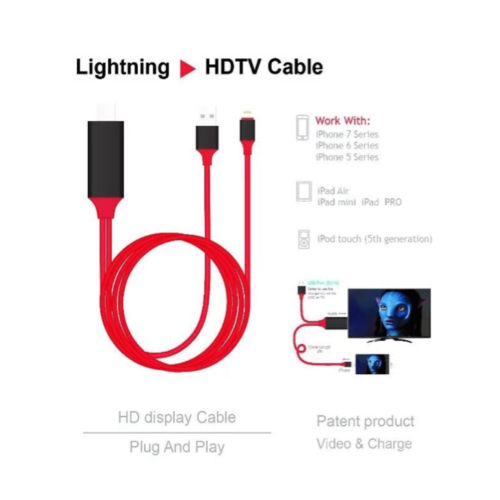 Promo LIGHTNING TO HDMI DIGITAL TV AV LCD KABEL IPHONE IPAD MINI Berkualitas