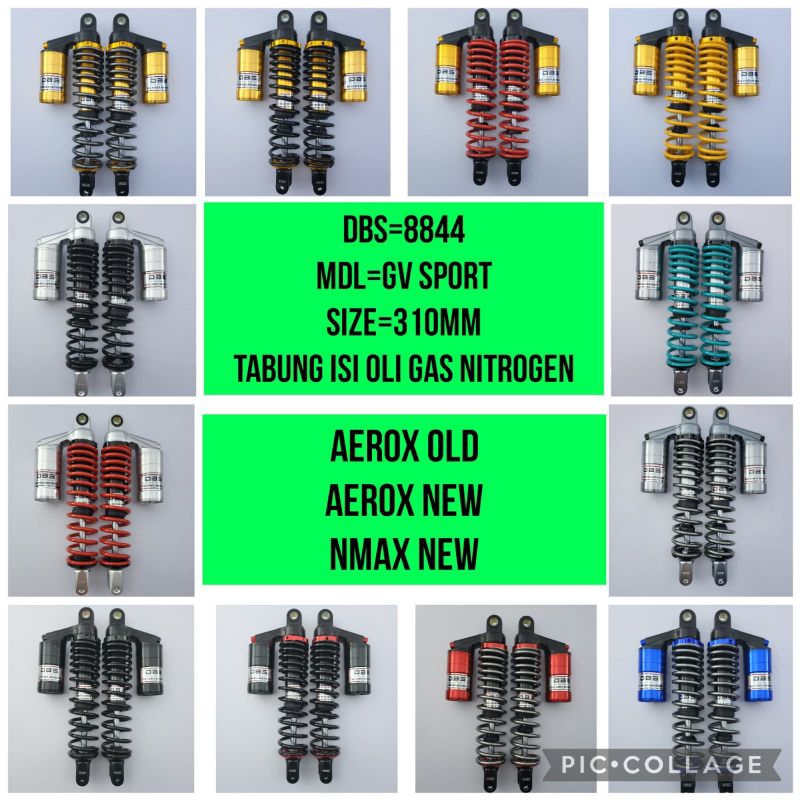 Shock breaker Dbs Tabung 8844 Nmax new Aerox 310mm