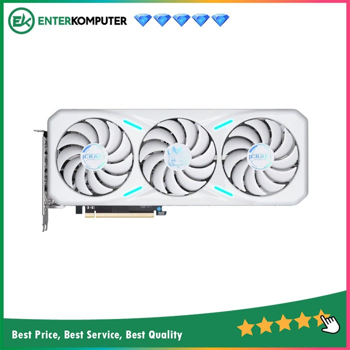 MAXSUN GeForce RTX 4060 Ti 8GB GDDR6 iCraft OC 8G White - Skylight RGB