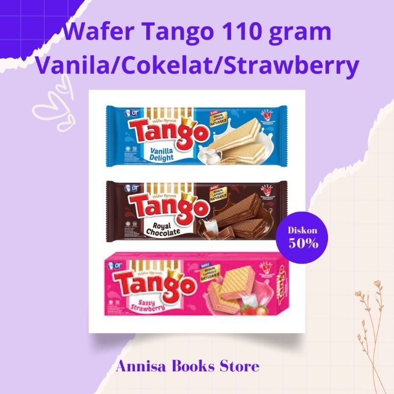 

ABS - Wafer Tango 110 gram Vanila/Cokelat/Strawberry