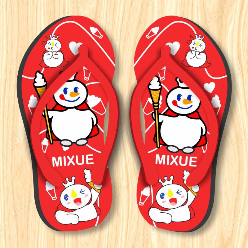 Niswaolshop77 - Mixue  Tongkat sandal jepit anak mixue sendal viral sendal trendy sendal murah Cod