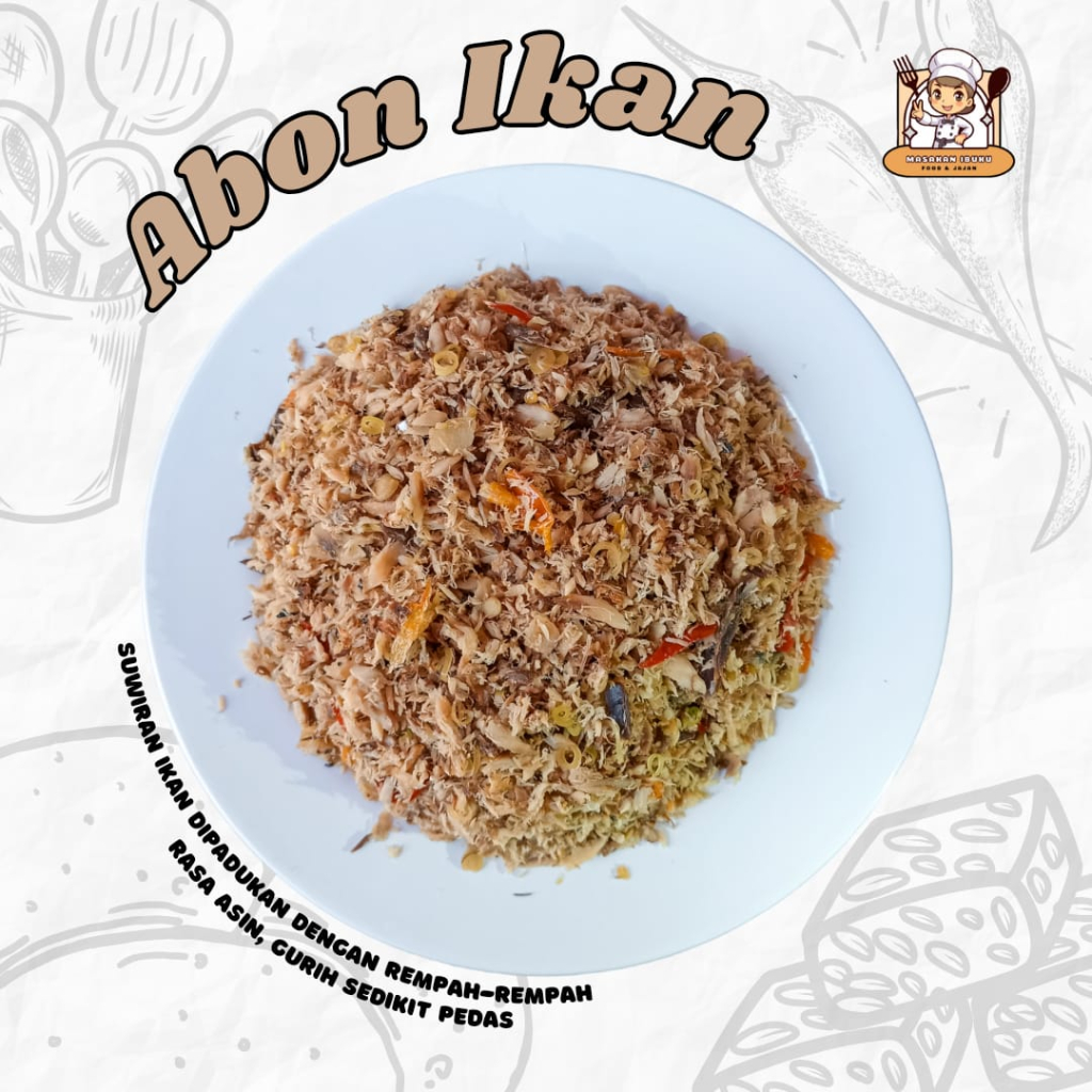 

Masakan Ibukku - Abon Ikan Salem (Ikan Suwir) Asin, Gurih, Pedas