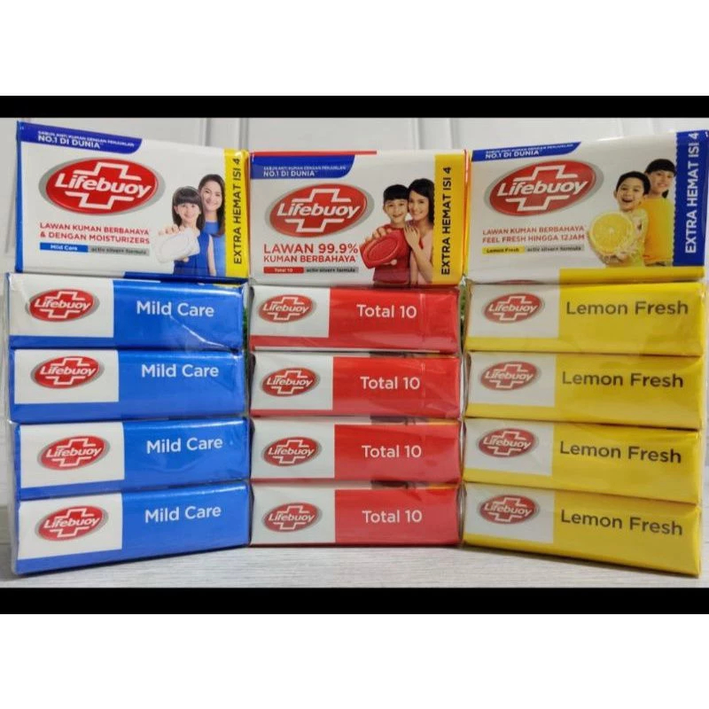 Paket sabun Lifebuoy isi 5batang