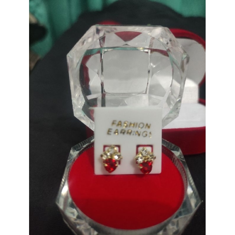 anting mata 4 merah putih, anting 3,anting mata 4, anting mata 2