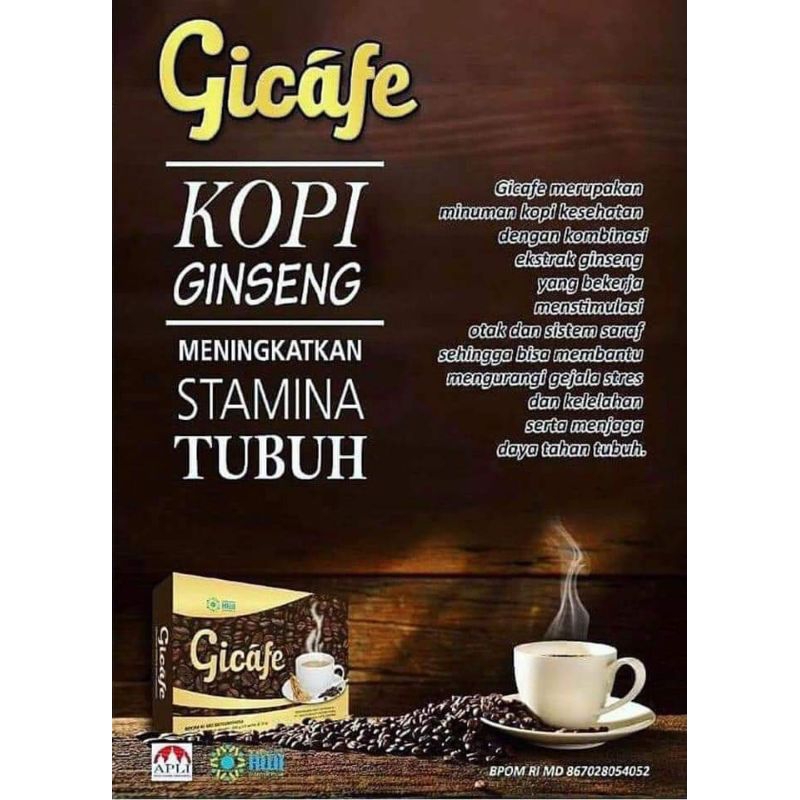 

GICAFE Kopi Ginseng Stamina