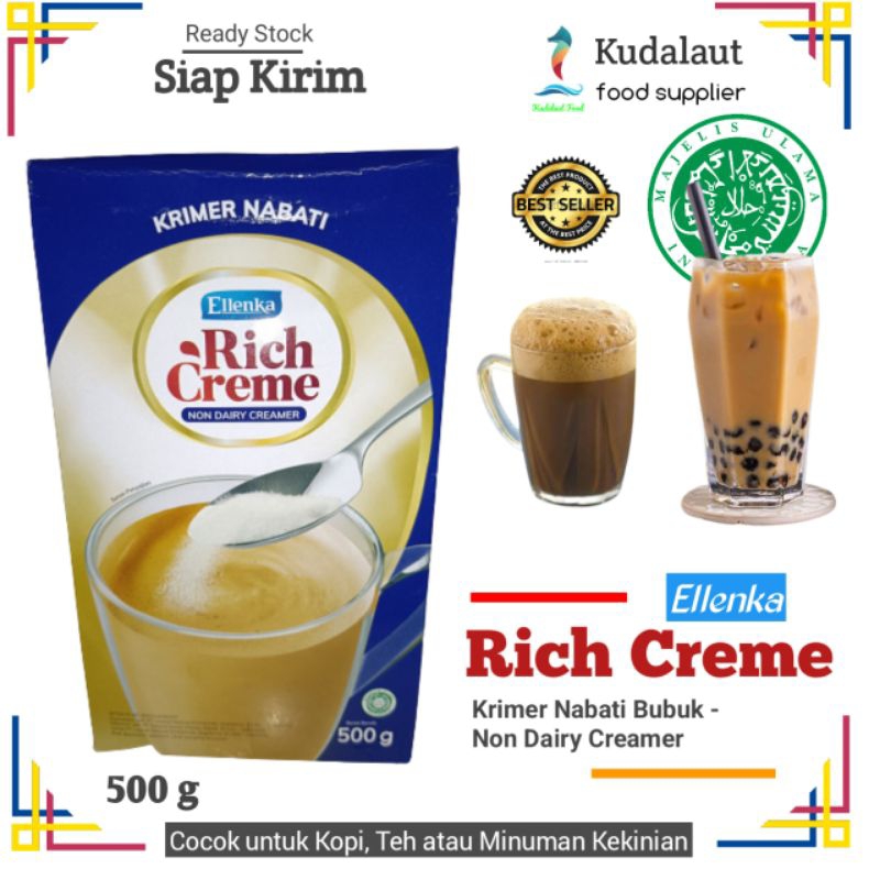 

Ellenka Rich Creme /Non Diary Creamer; Krimer Nabati Bubuk; Box 500g