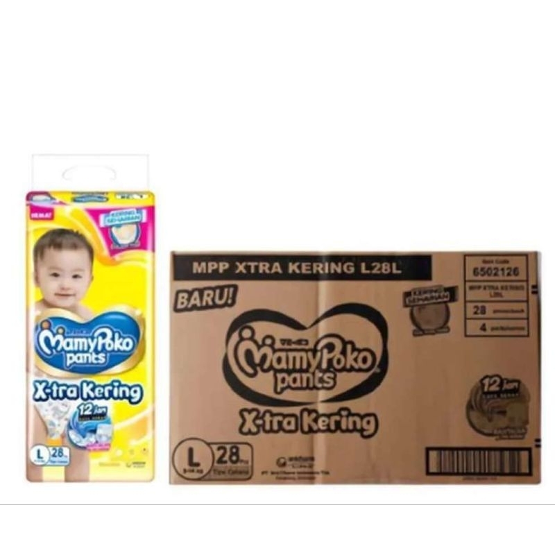 Pampers Mamypoko 1karton isi 4 / popok