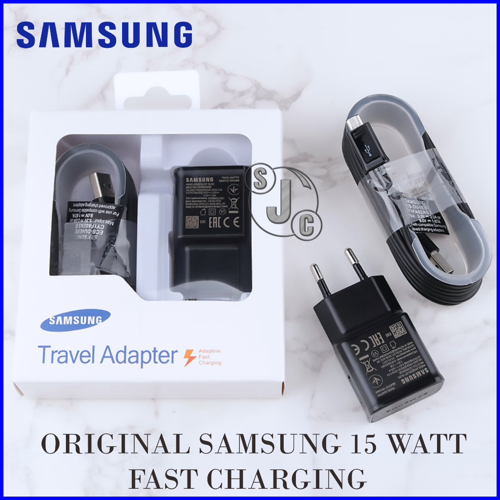 Charger Samsung J4 J4 Plus J6 J6 Plus Original usb Micro Adaptive Fast Charging