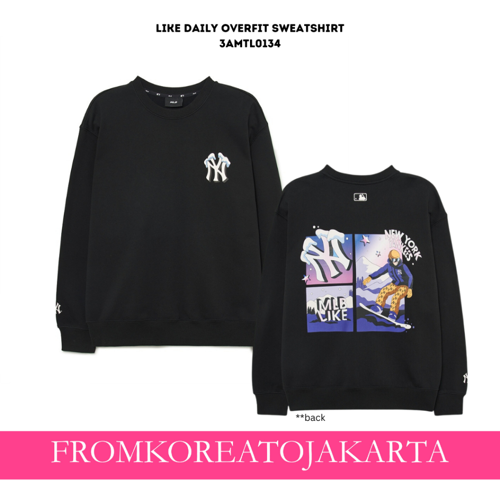 MLB LIKE DAILY OVERFIT SWEATSHIRT 3AMTL0134