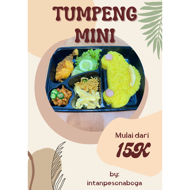 

TUMPENG MINI TERMURAH NASI KUNING TERLARIS HARGA 15 RIBU