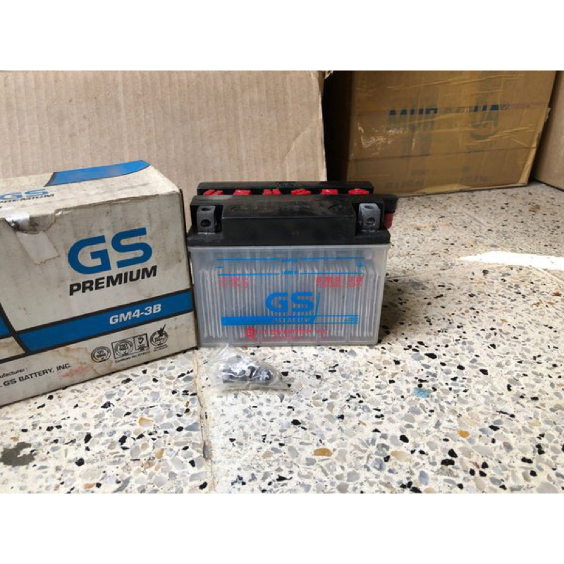 Battery Aki Motor GS GM4-3B 12V 4AH Astrea 800 Star