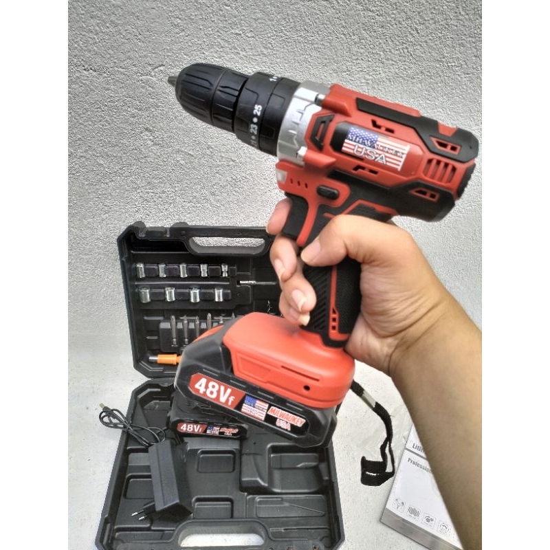 BOR CORDLESS 48VOLT USA MILWAUKEY-BOR CAS 48VOLT SET