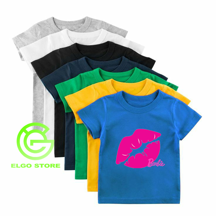 ELGO_STORE | TERBARU Kaos Barbie / Kaos Barbie / Kaos Barbie Anak / Kaos Barbie Anak Perempuan / Kao