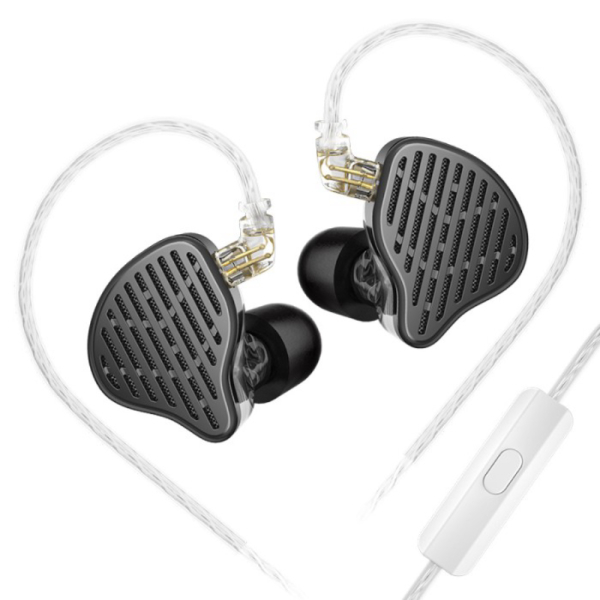 Unik KZ x HBB PR2 Planar Magnetic Driver In Ear Metal Earphone with MIC - MIC Berkualitas