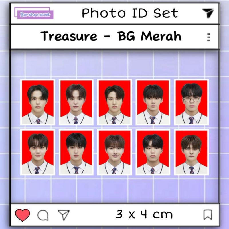 Photo ID Set Treasure / Photo ID Treasure / Photo ID Kpop
