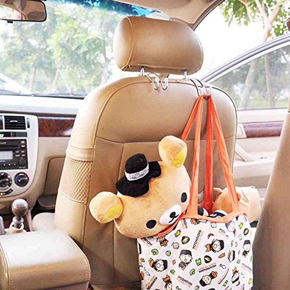 Car hook gantungan mobil besi stainless organizer gantungan baju