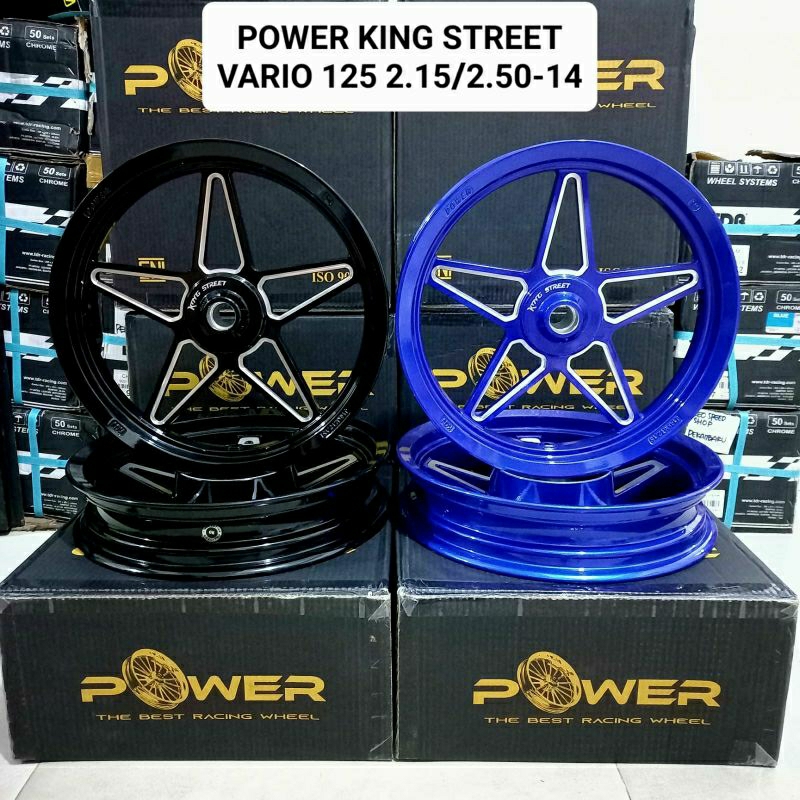Velg King Street Power velg bintang beat scoopy vario 110 125 150