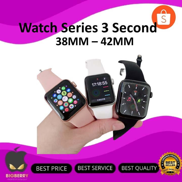 Seken Apple Watch Series 3 38mm 42mm Second Fullset GPS iWatch Original S3