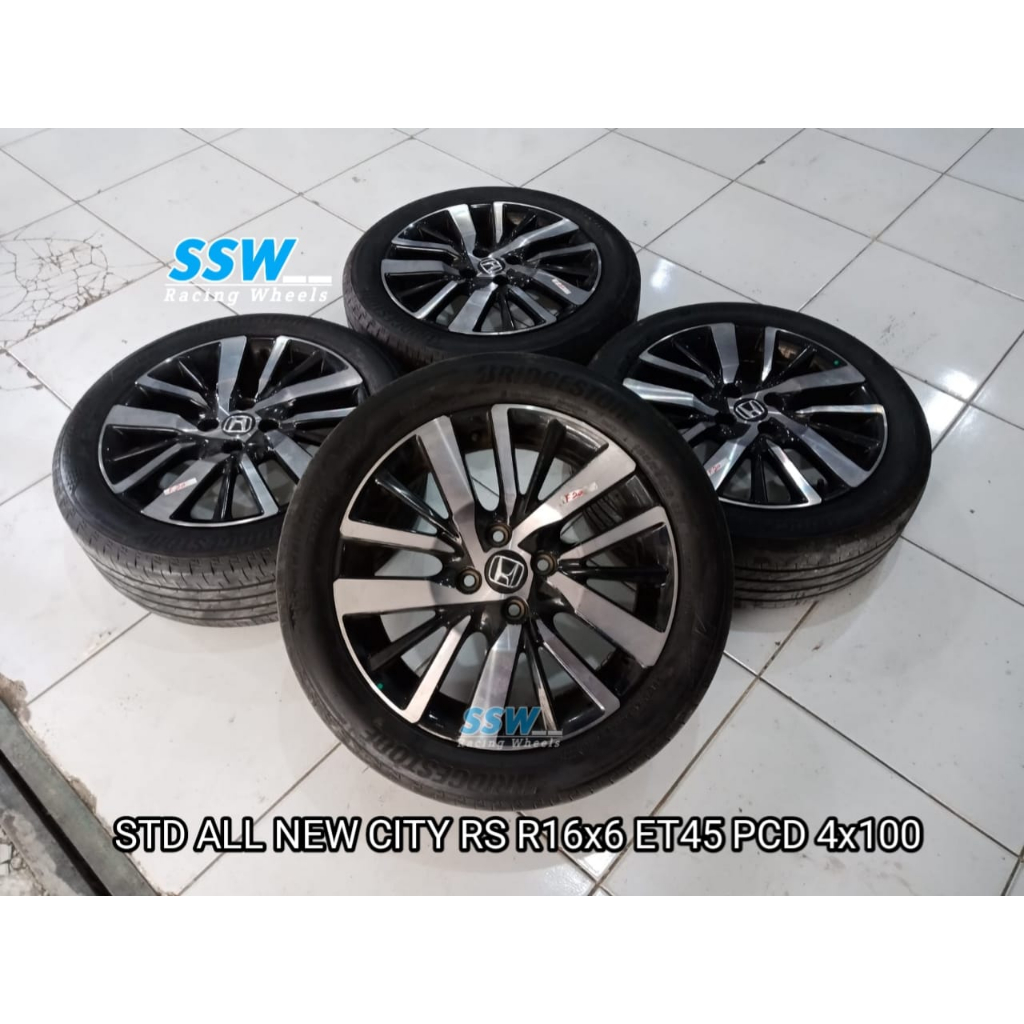 pelek mobil std city hatchback rs ring 16 pcd 4x100 + ban
