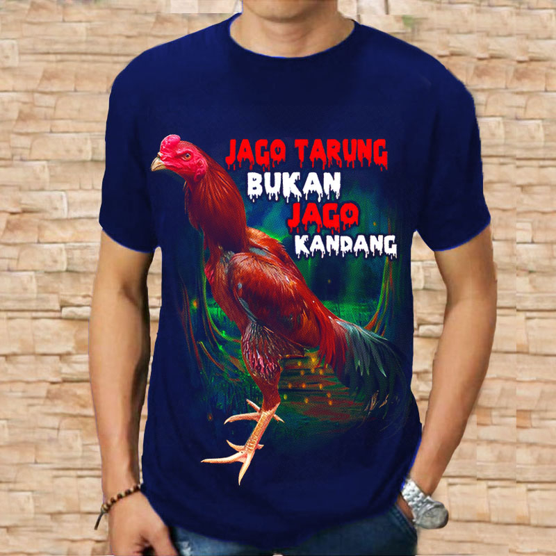 Kaos Pria Ayam Bangkok Jago Tarung Distro 3d Gambar Terbaru Keren Baju Cowok Distro Murah Dewasa