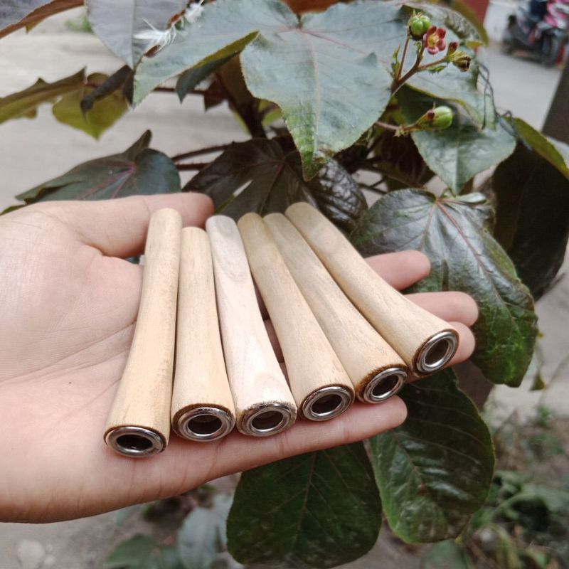 talang asap kayu kembang kantil merah minimalis