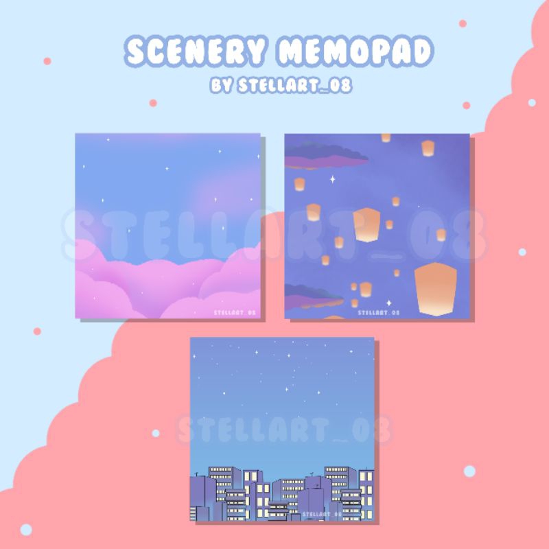 

Scenery Memopad [ stellart_08 ]