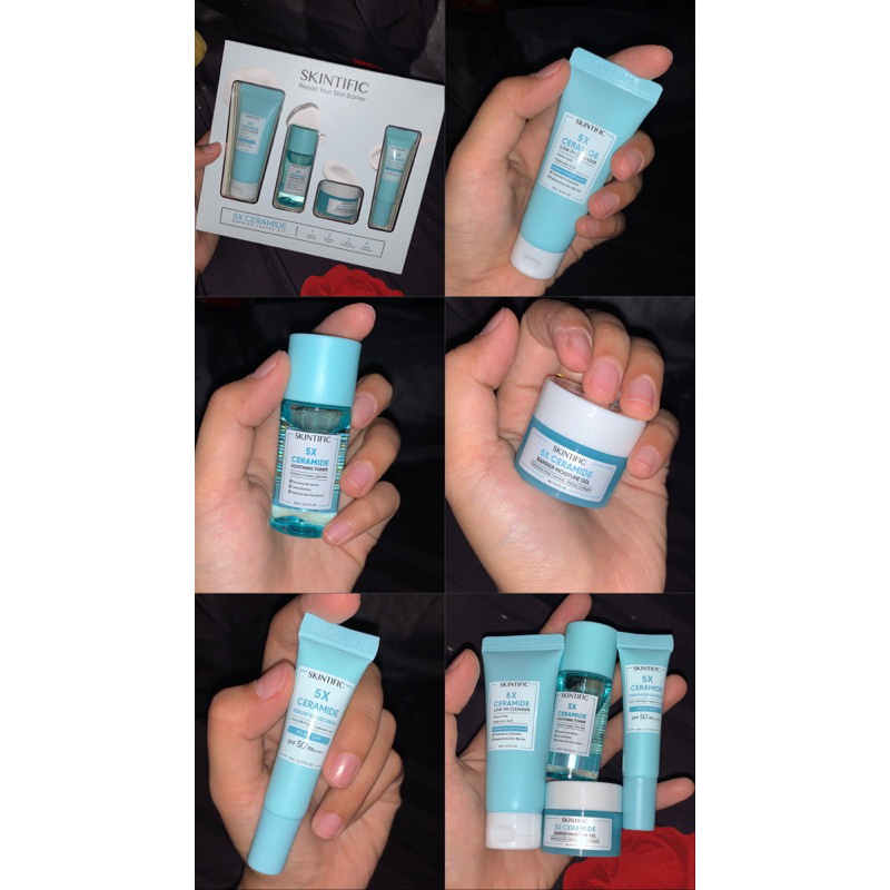 preloved skintific 5x ceramide skincare travel size