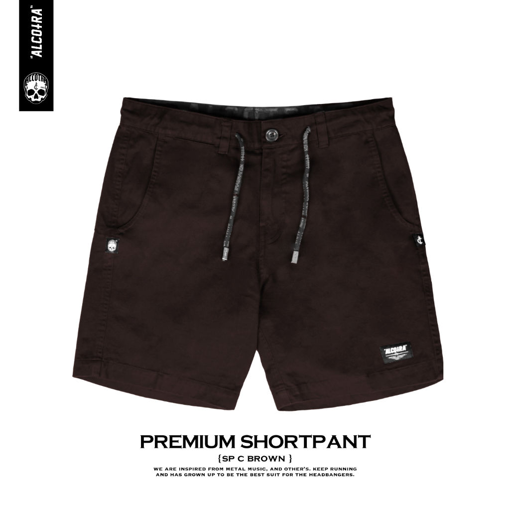 SP C DBROWN // SHORT PANTS CHINO BROWN // CELANA PENDEK CHINO ALCOTRA