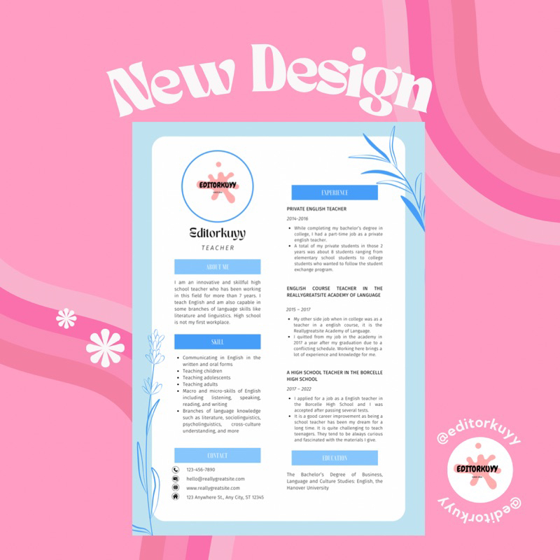 CV KERJA PDF MURAH SURAT LAMARAN