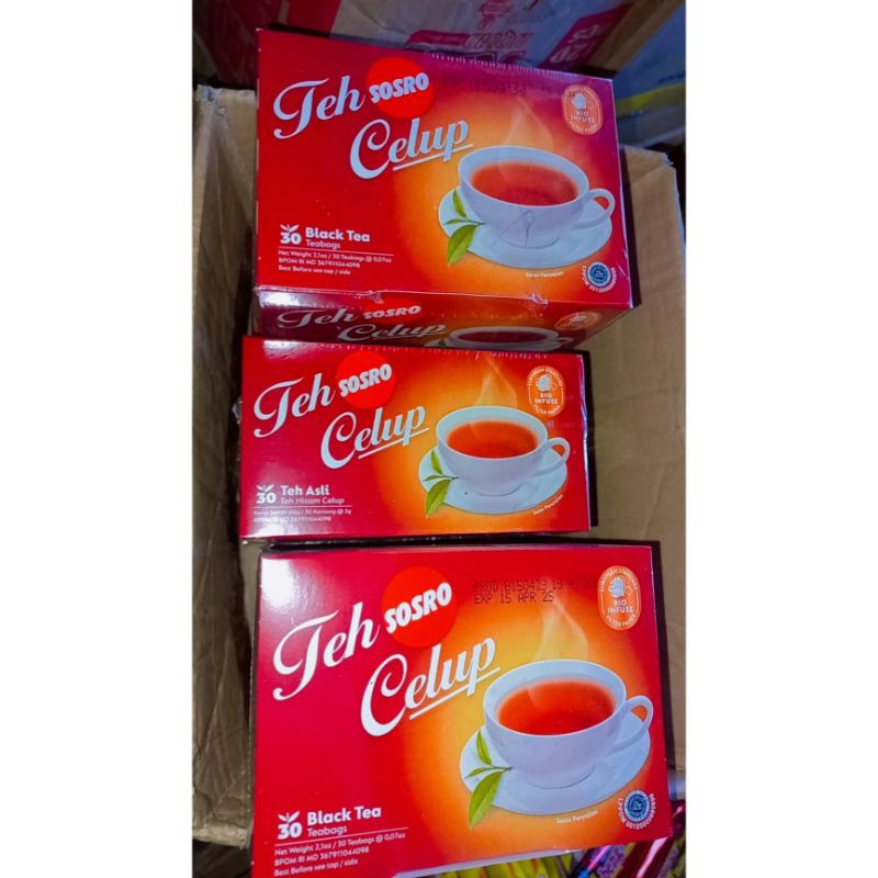 

TEH CELUP SOSRO ISI 30 TEABAGS