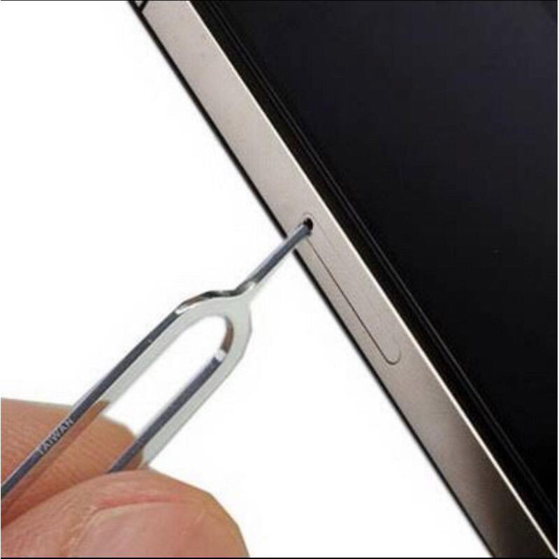 [isi 100pcs] Simcard Sim Card Ejector Handphone HP Jarum Tusuk Pembuka Kartu Sim HP Tusukkan Kartu S