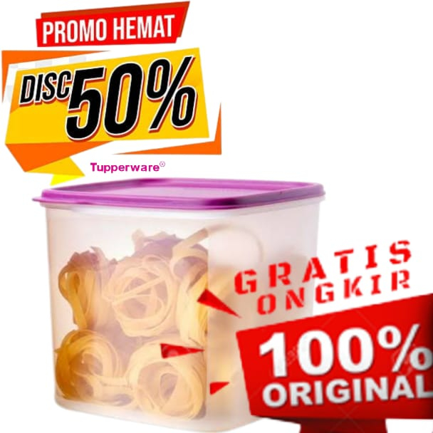 *BIG SALE* DISC 50% Tupperware Smart Saver Square 3 | Toples Jumbo Toples Multifungsi | Toples Estet
