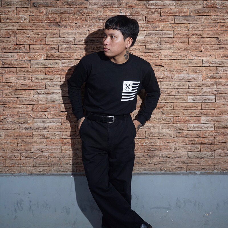 FullAggression"TearOff"LongSleeveTshirt/Black