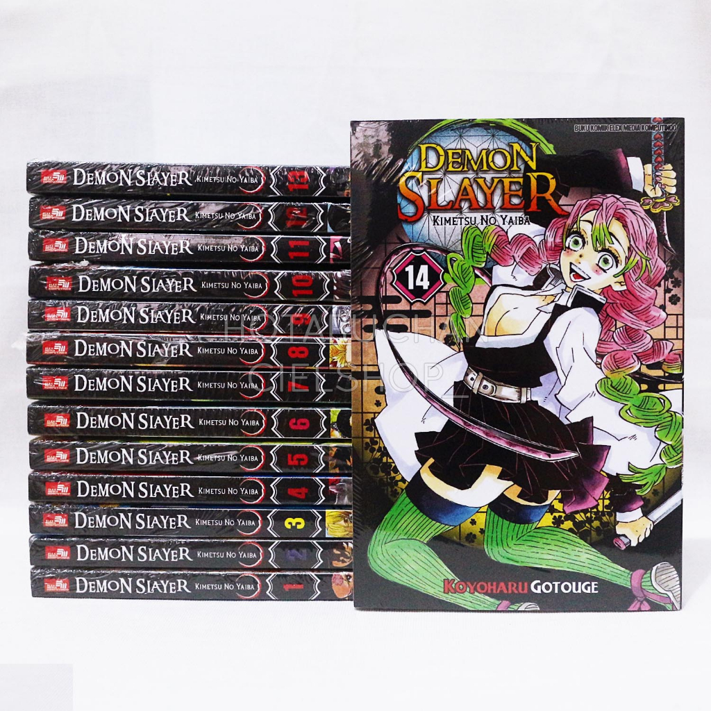 Komik Demon Slayer - Kimetsu no Yaiba SET Vol. 1-14 [by Koyoharu Gotouge]