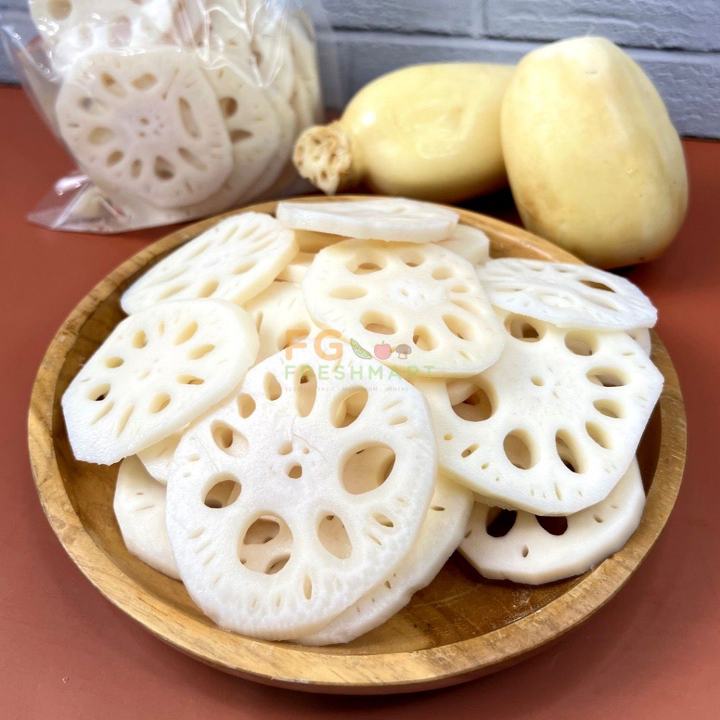 

Fresh Cut Lotus Root Slice 250gr